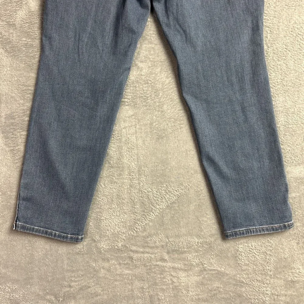 J. Jill Denim Womens Jeans Authentic Fit Slim Ankle Sz. 12 Mid Rise Stretch
